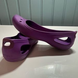 Women’s Purple Kadee Crocs Size 8 great lightly used condition